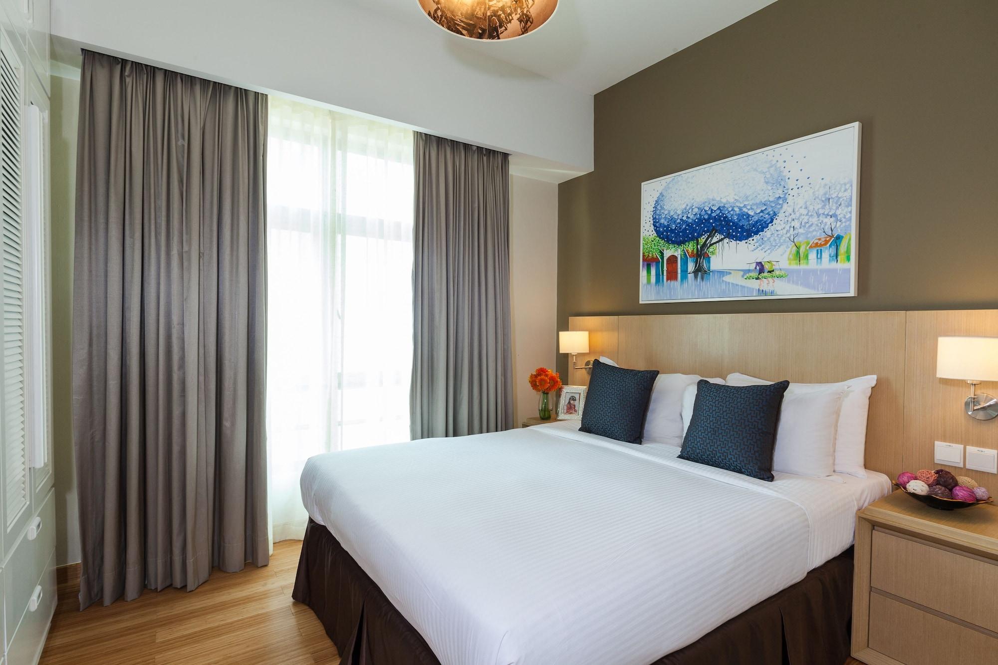 Somerset Ho Chi Minh City Exterior photo A bedroom at the hotel