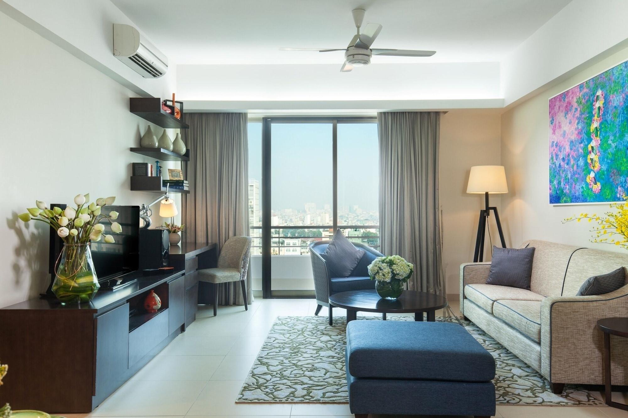 Somerset Ho Chi Minh City Exterior photo A living room in a condominium