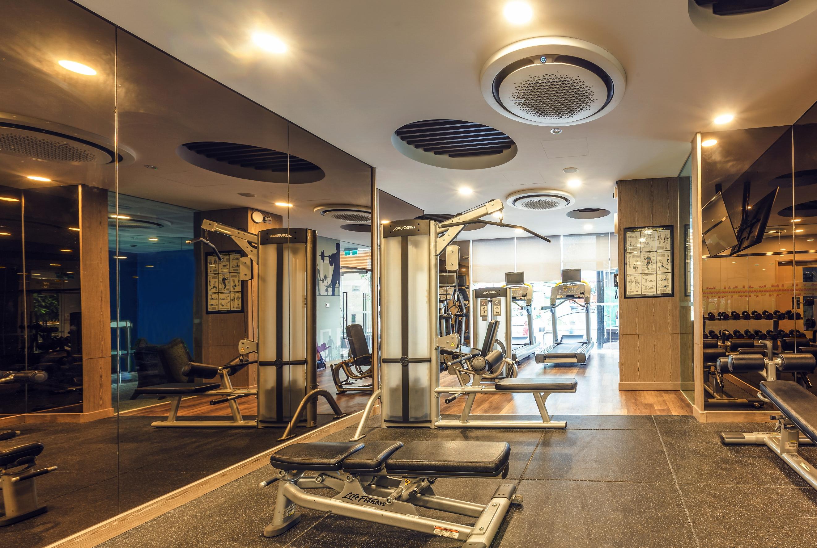 Somerset Ho Chi Minh City Exterior photo The gym at the hotel